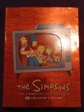 The Simpsons: The Complete Fifth Season DVD Collector's Edition - Red